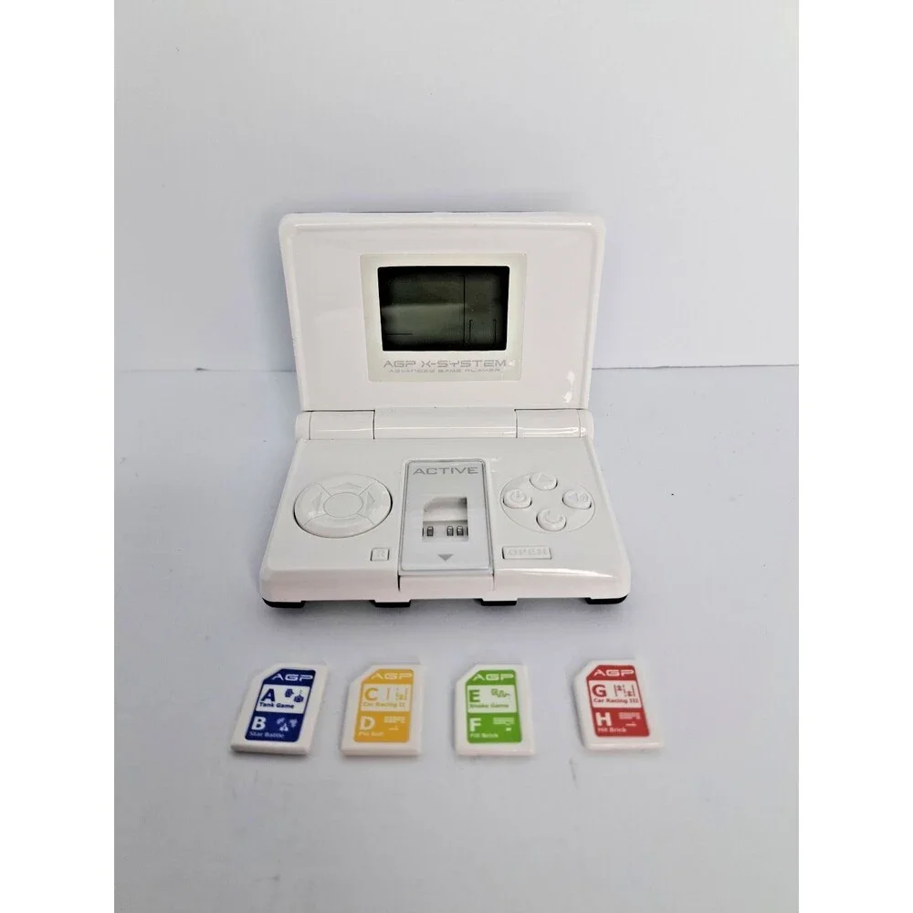 Agp X System Advance Game Player Electronic Handheld 8 Classic Games Open Box